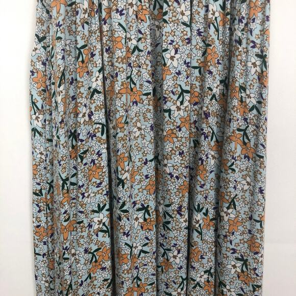 Zahara Babydoll Maxi Dress Womens XS Floral Smocked Fairy Beachy Vacation Summer - Picture 9 of 13